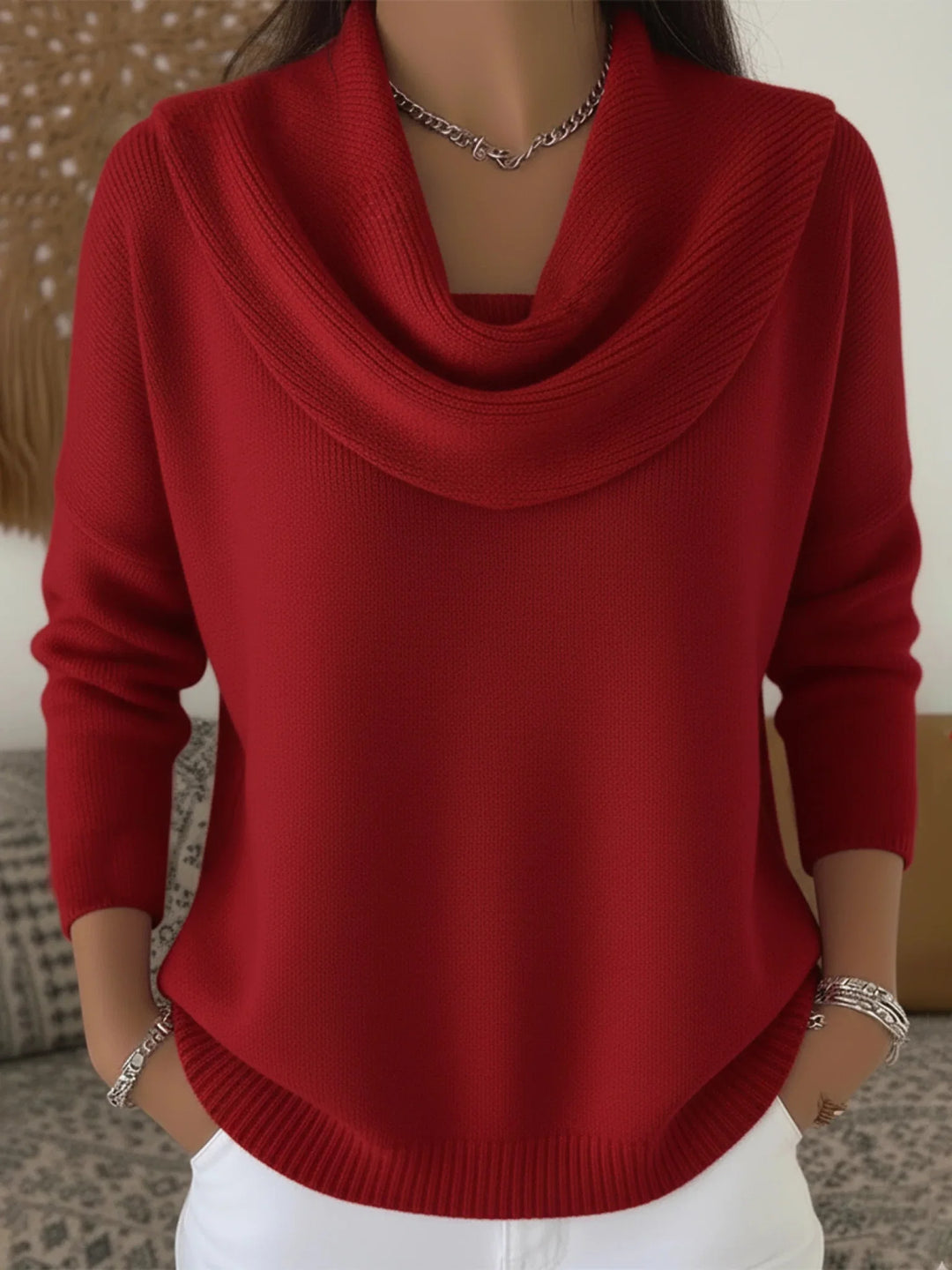 Dicker Oversize-Pullover für Damen – weicher, lässiger Strick