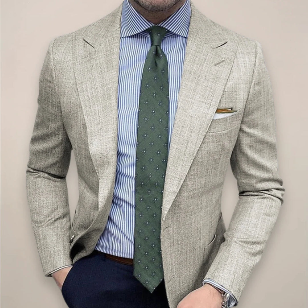 Veste Homme Slim Imprimée – Détail Double Boucle