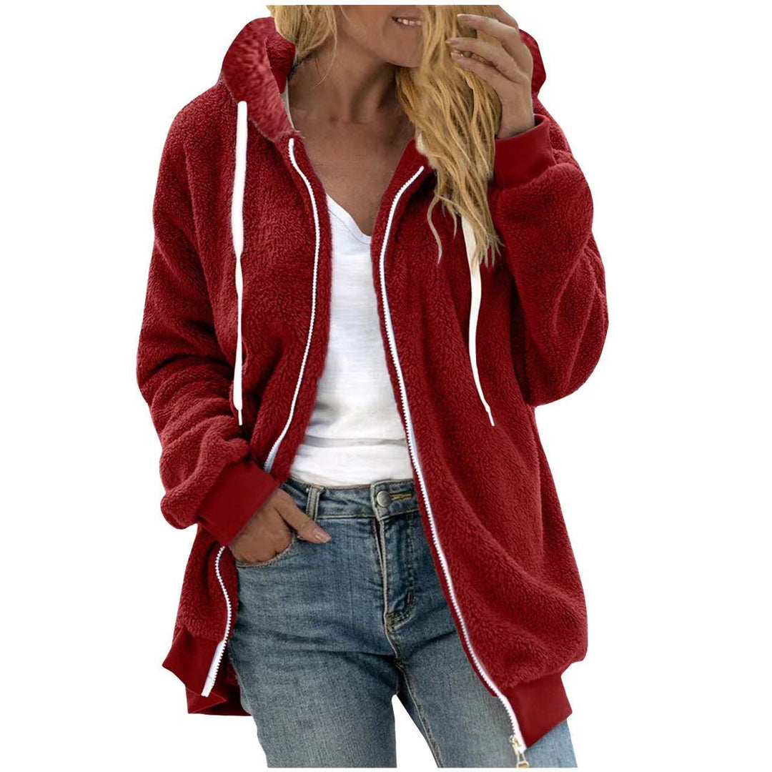 Veste Femme Oversize à Capuche en Tissu – Volume Décontracté
