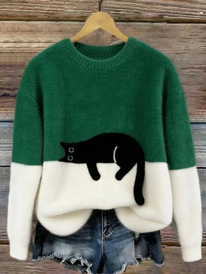Pull Femme en Maille – Coupe Décontractée Toucher Doux