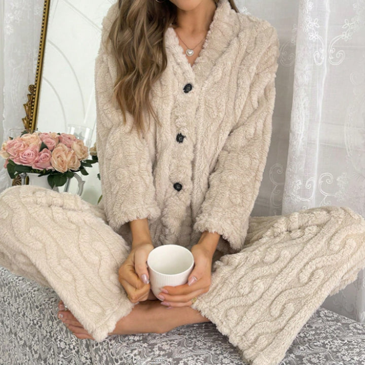 Dámský dvoudílný Set s kardiganem - elegantní pohodlné loungewear
