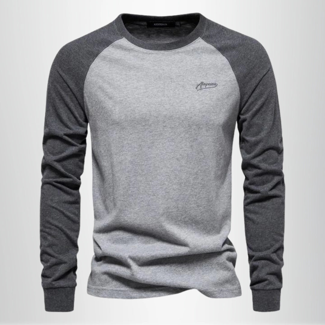 Herren-T-Shirt aus Baumwolle – Raglanärmel, minimalistischer Stil