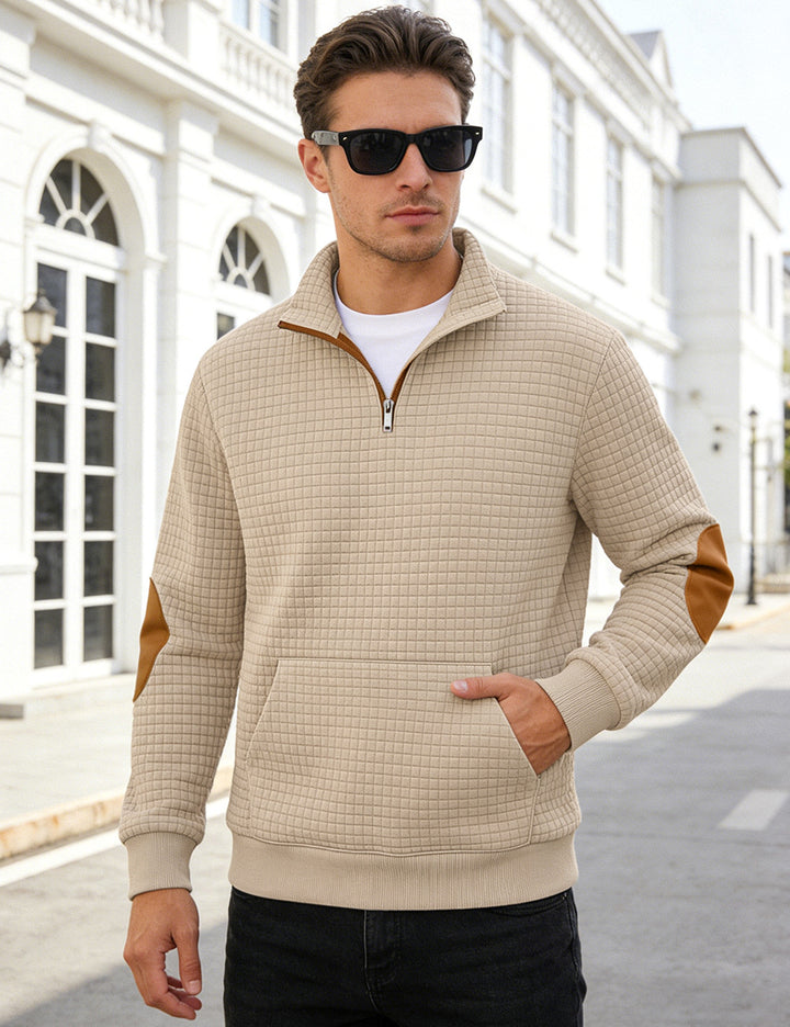 Herren-Pullover – lockere Passform im lässigen Stil mit aufgesetzter Tasche