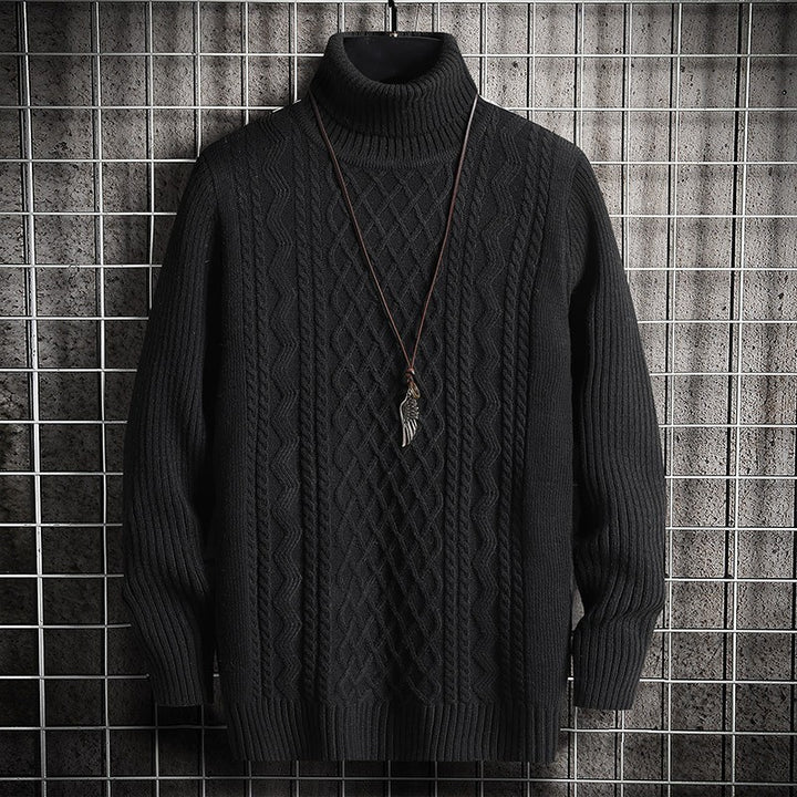 Pull Homme Maille Texturée – Coupe Slim Moderne