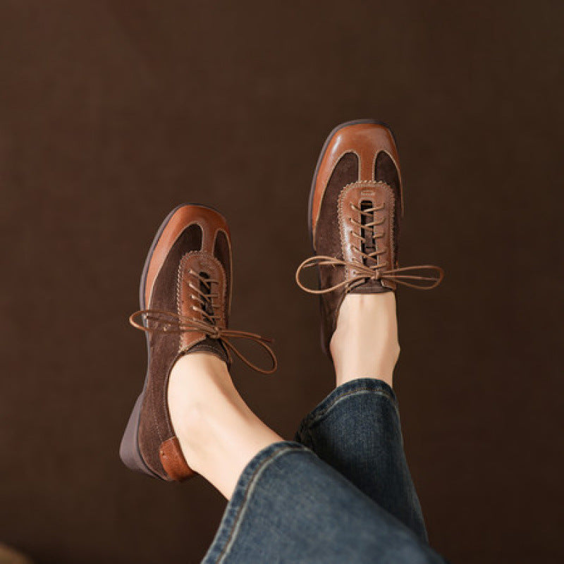 Bequeme Damen-Sneaker mit Schnürsenkeln – rutschfeste Sohle