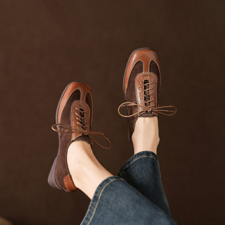 Bequeme Damen-Sneaker mit Schnürsenkeln – rutschfeste Sohle