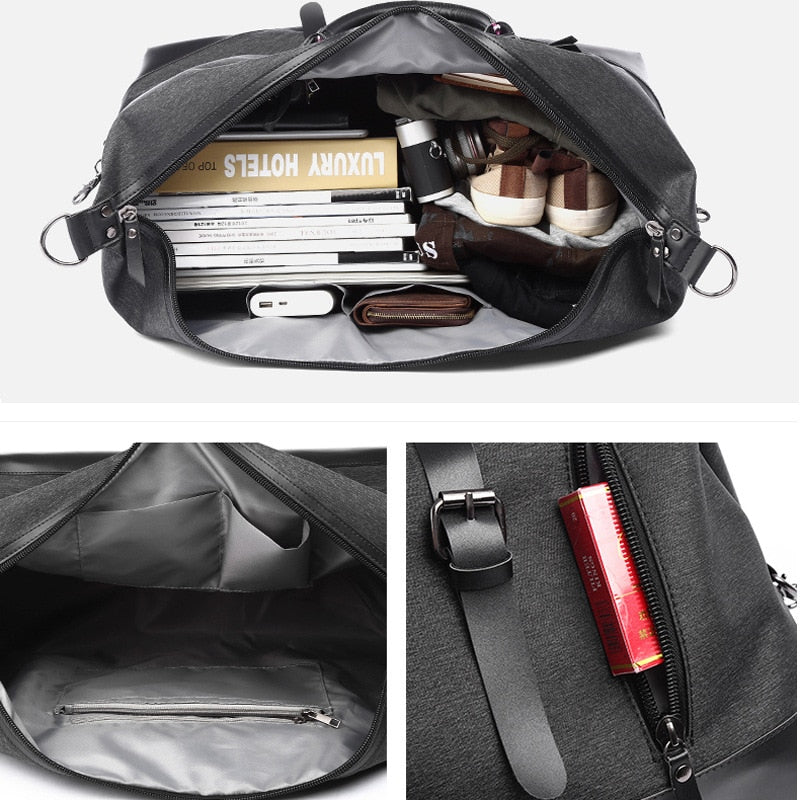Borsa da viaggio uomo grande capacità – Tessuto Oxford idrorepellente