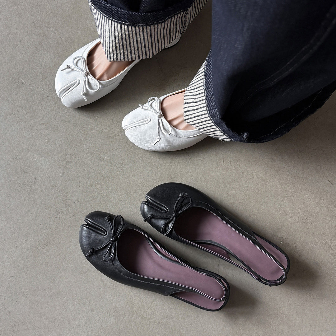 Damensandale aus echtem Leder – geschlossene Spitze im Retro-Stil