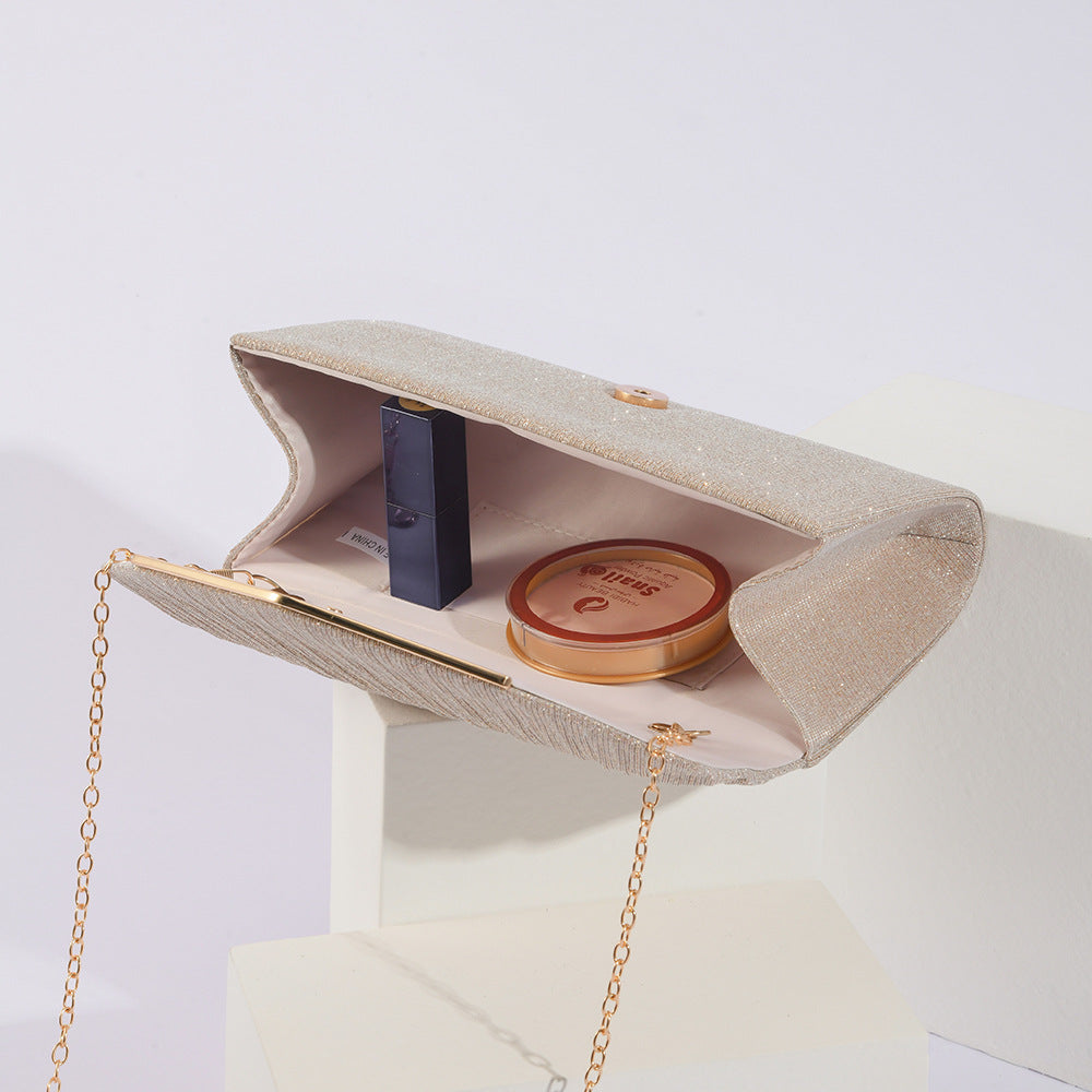 Vintage Damen Abendtasche – Kissenform mit schickem Klappverschluss