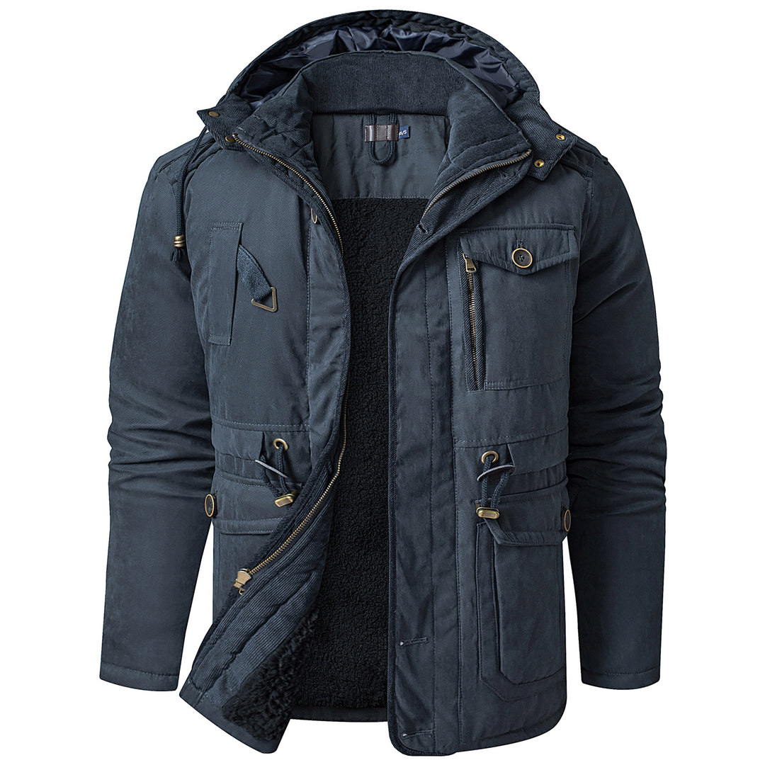 Veste Homme mi-longue doublée polaire – Confort et chaleur