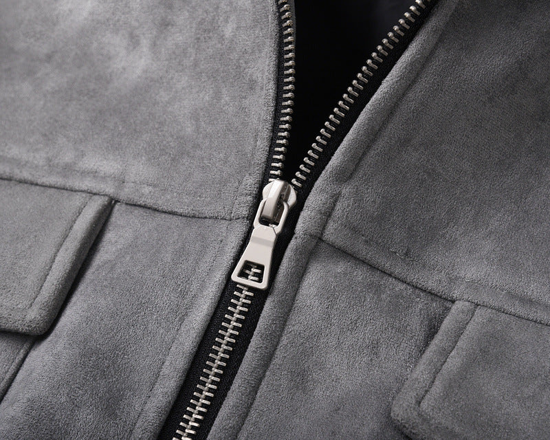 Herren-Baumwolljacke – Reguläre Passform mit mehreren Taschen
