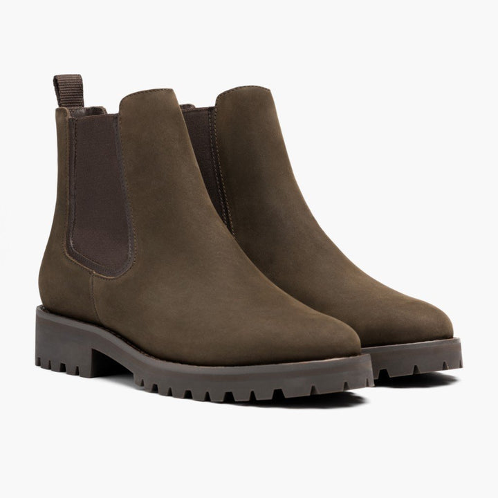 Bottes Femme à Plateforme – Semelle Crantée, Tige Basse