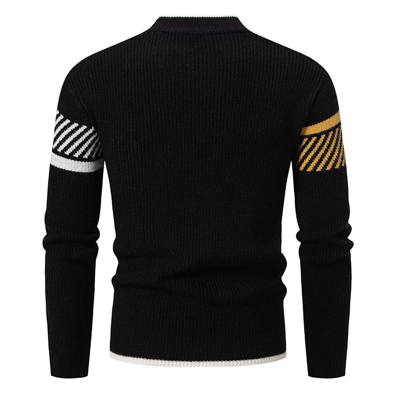 Pull Homme Maille Modal – Coupe Décontractée Épaissie
