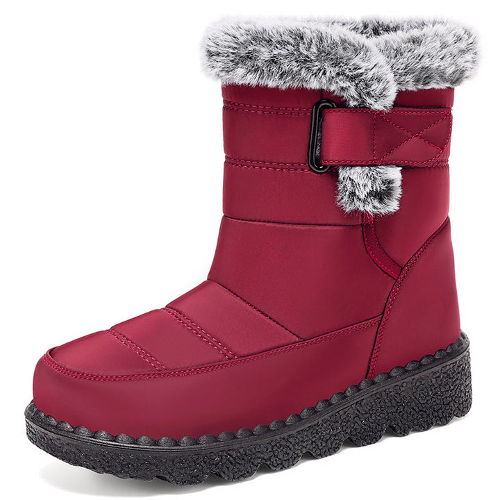 Botte Femme de Neige – Doublure Polaire et Cheville Rembourrée