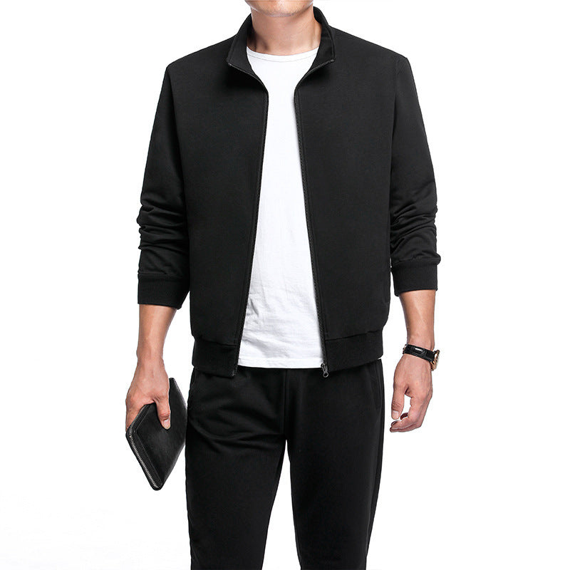 Ensemble Deux Pièces Homme – Veste Zippée Col Montant &amp; Jogger