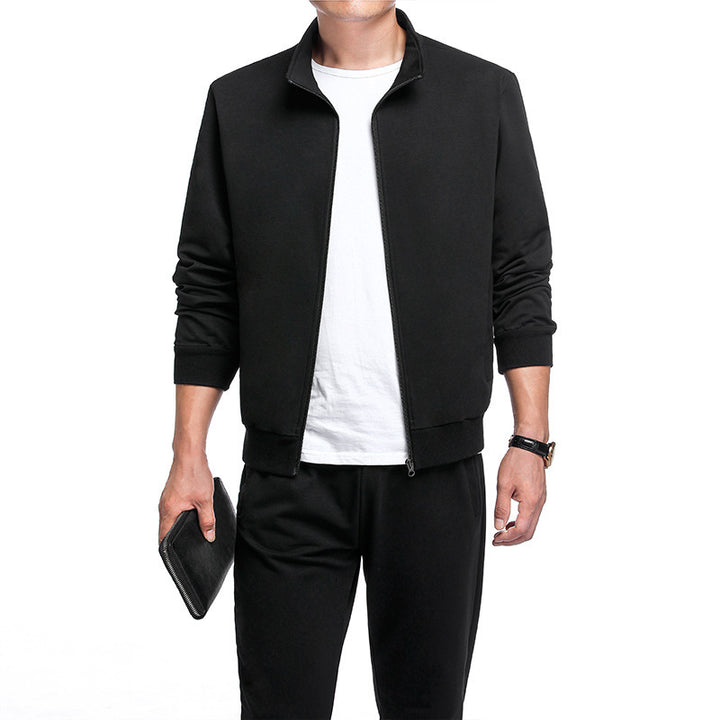 Ensemble Deux Pièces Homme – Veste Zippée Col Montant &amp; Jogger