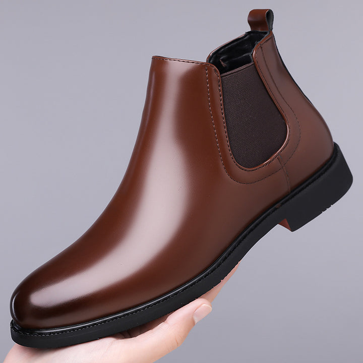 Herren-Stiefel - Gefüttertes Kunstleder mit Fleece, strapazierfähig für draußen