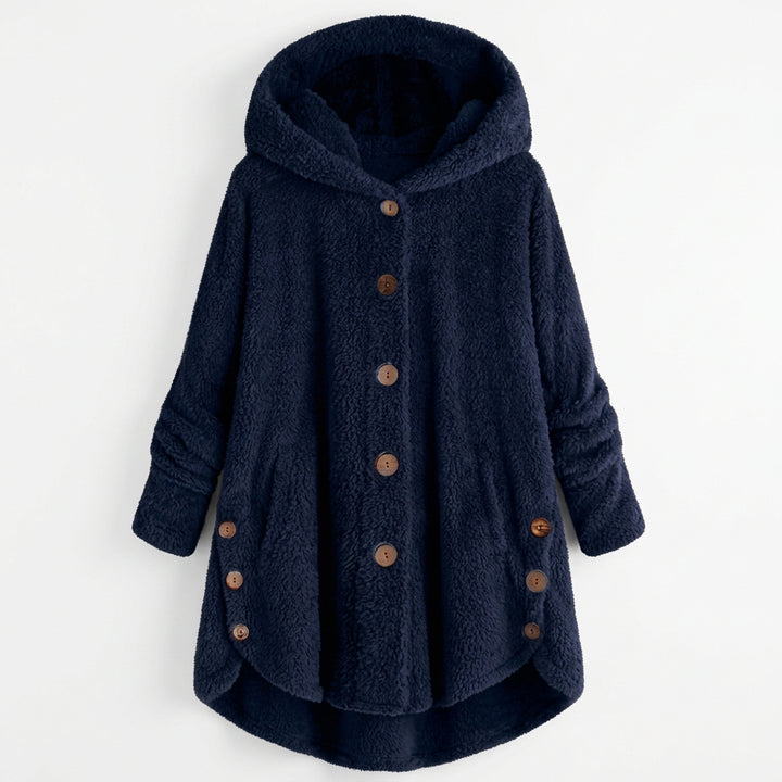 Veste Femme en Laine Polaire Douce – Coupe Décontractée, Capuche
