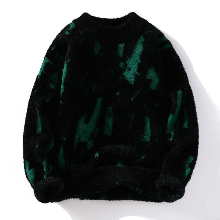 Pull Homme Maille Épais – Doublure Polaire Coupe Ample