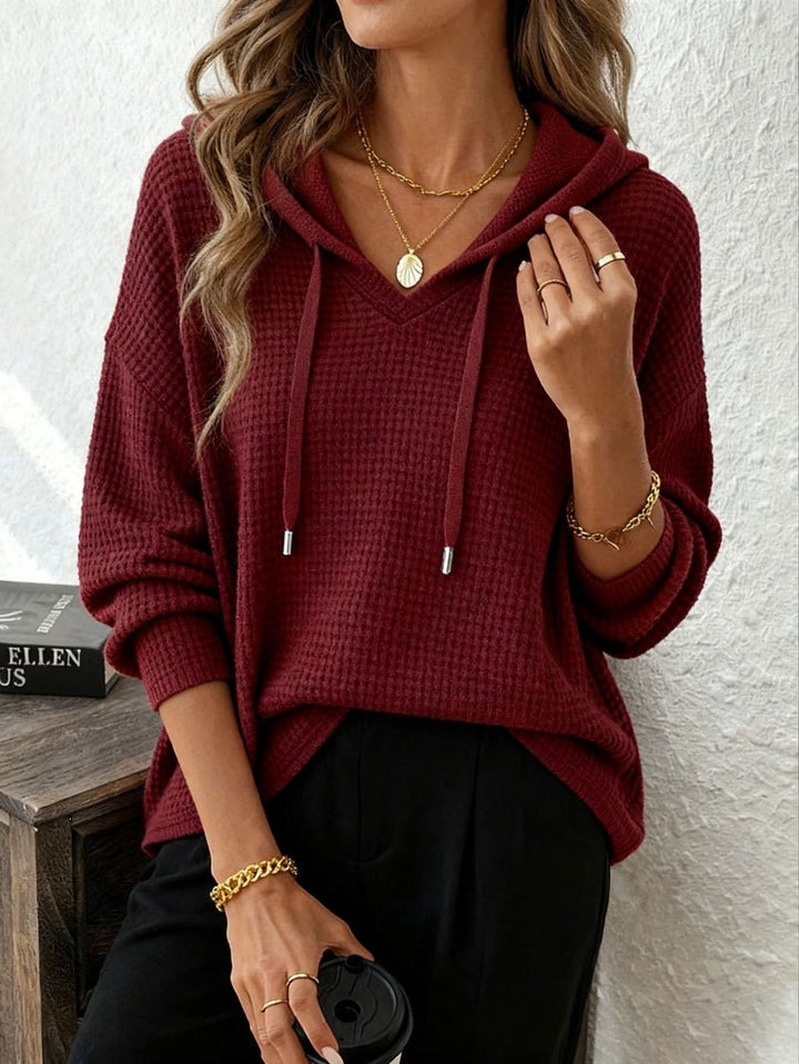 Sweat à Capuche Femme – Coupe Décontractée Style Uni