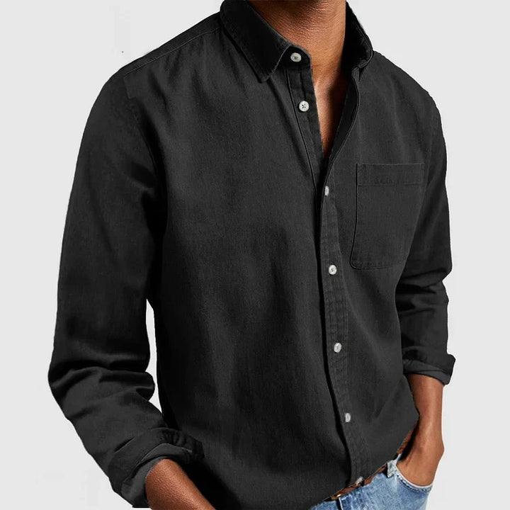 Chemise Homme Manches Longues – Col Classique Ajusté