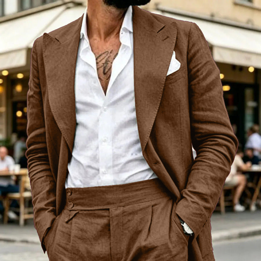 Costume Homme Deux Pièces – Coupe Slim Élégante