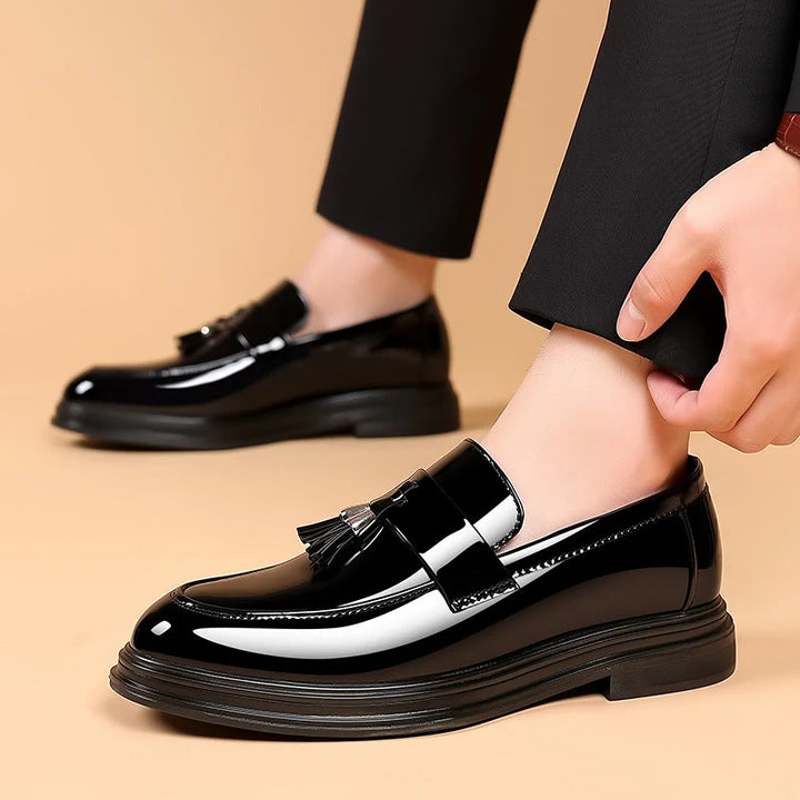 Herren-Loafer – Glattes Obermaterial, flexible klassische Sohle