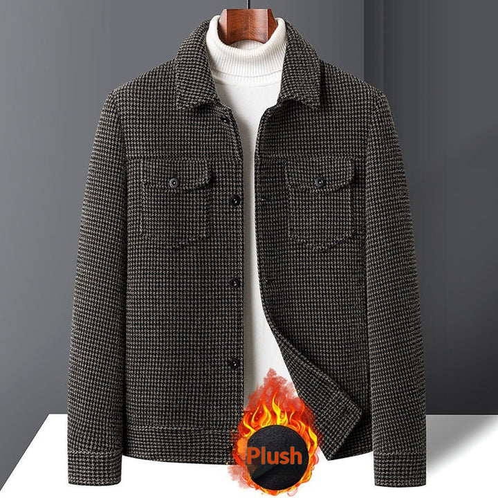 Veste Cardigan Homme Laine – Coupe Slim Doublée Hiver