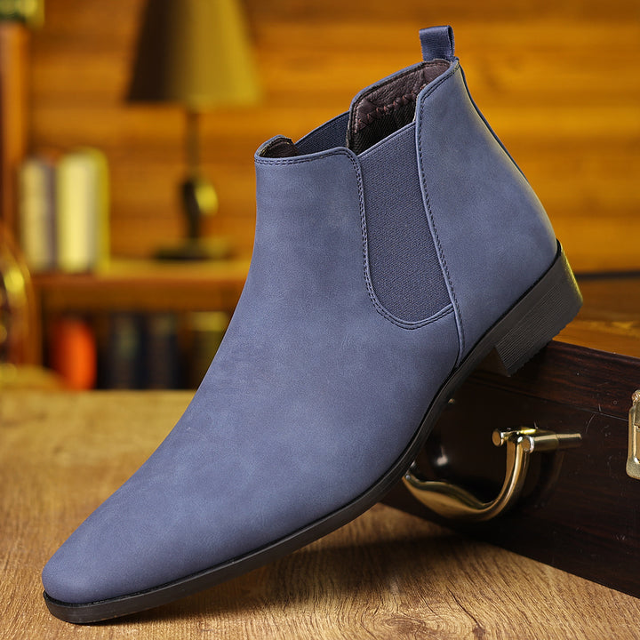 Bottines Chelsea Homme – Talon Carré Classique Profil Bas