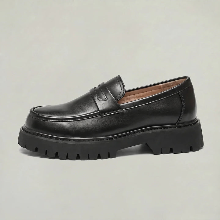 Mocassins Homme à Semelle Plateforme – Gain de Hauteur Moderne