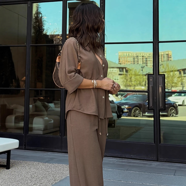 Completo Camicia Commuter Donna – Taglio Casual Due Pezzi