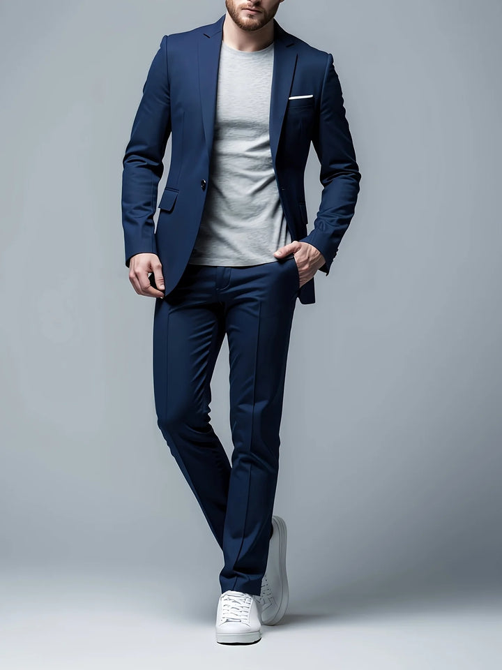 Herren-Zweiteiler – Strukturierter Slim Fit