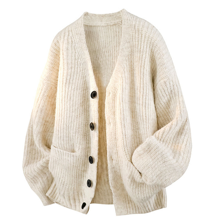 Herre-cardigan i ribstrik – Elegant afslappet pasform