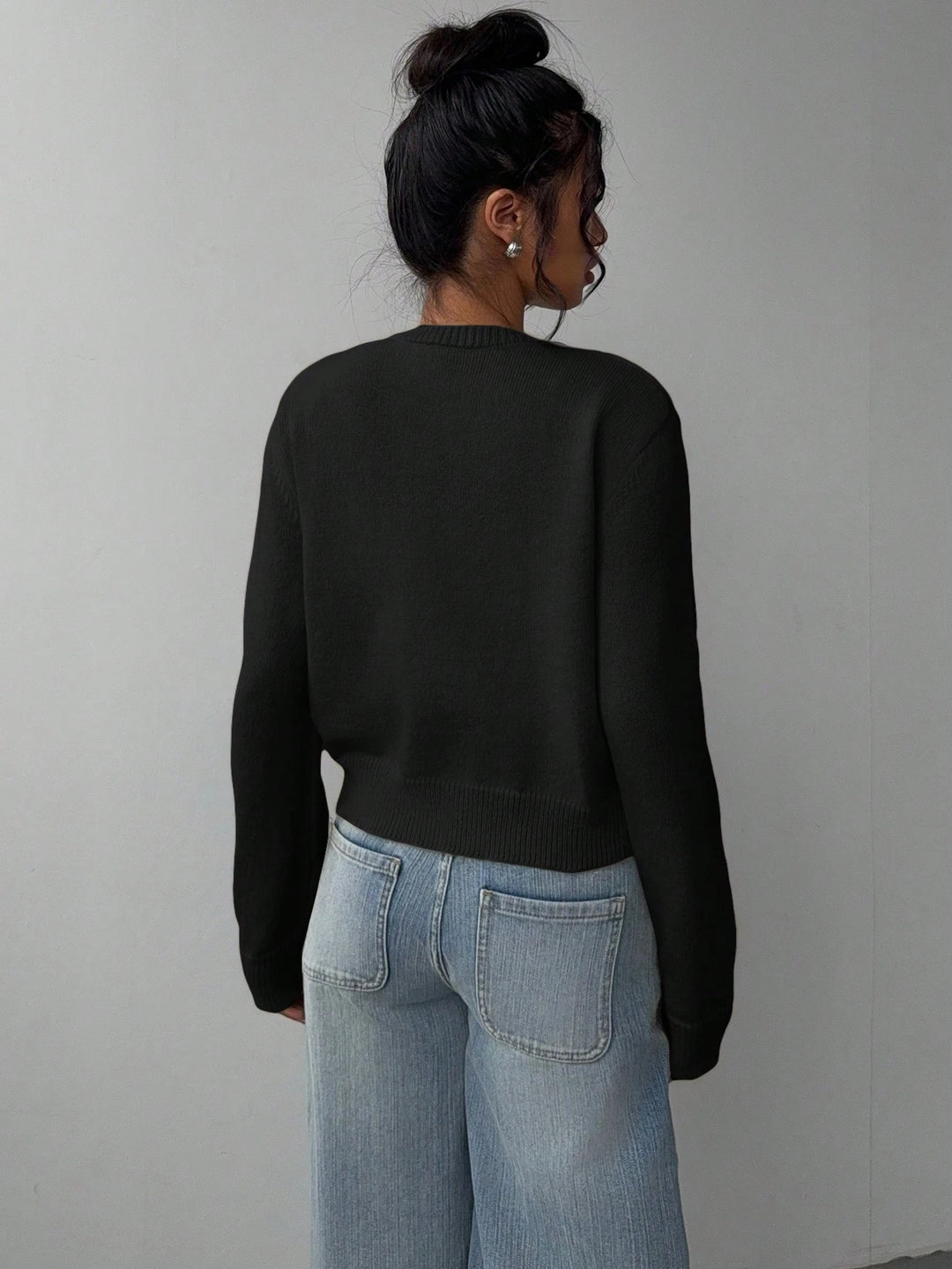 Cardigan Femme en Maille – Coupe Slim Courte