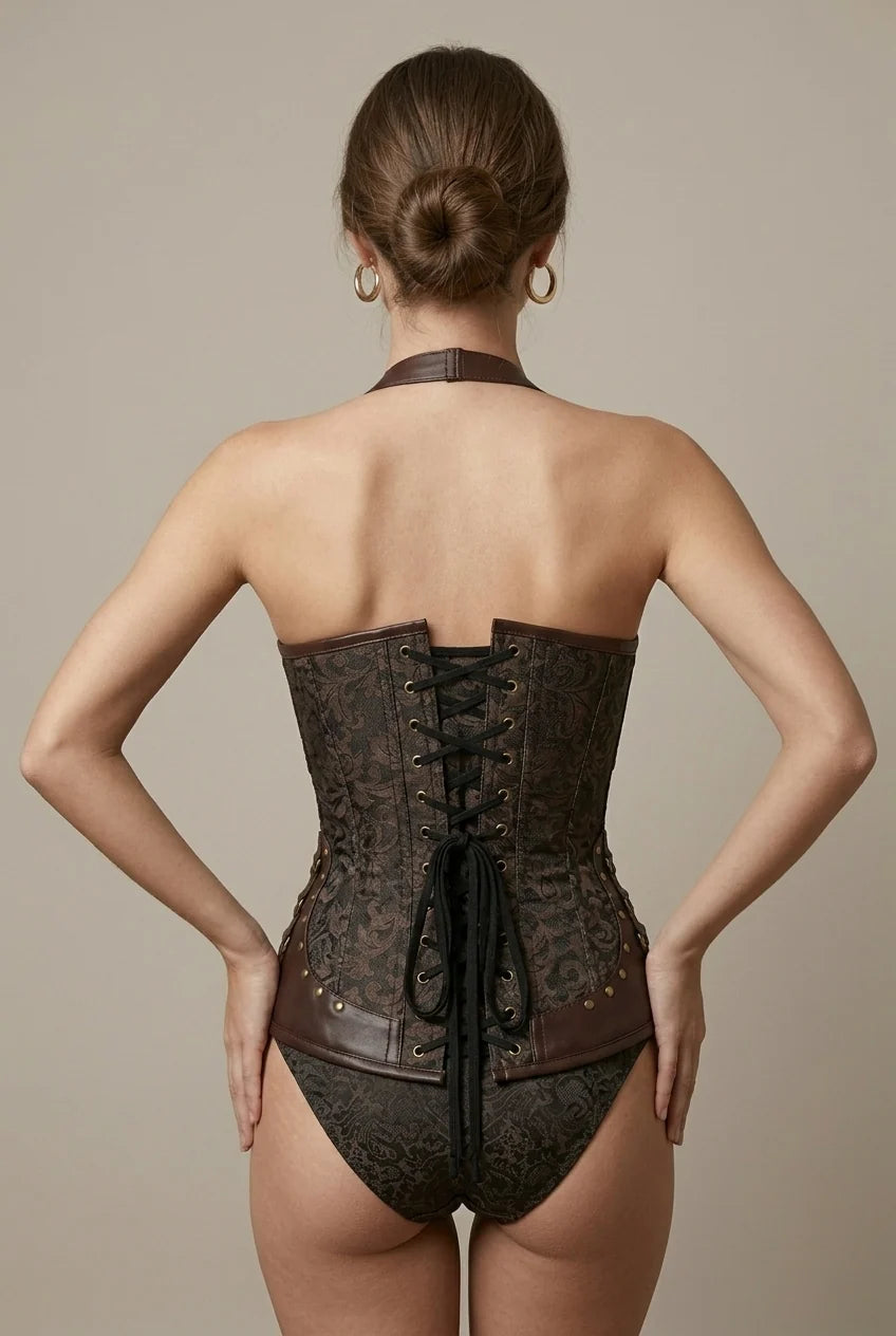 Corset Femme – Silhouette Halter Structurée