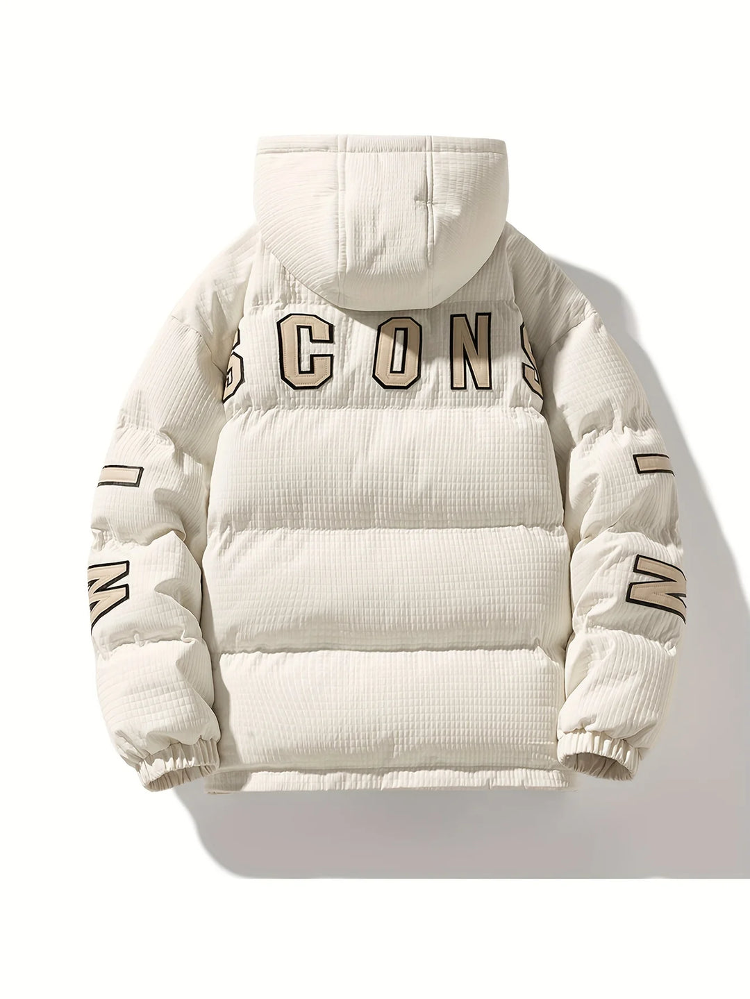 Manteau Homme Matelassé à Capuche – Design Moderne Uni