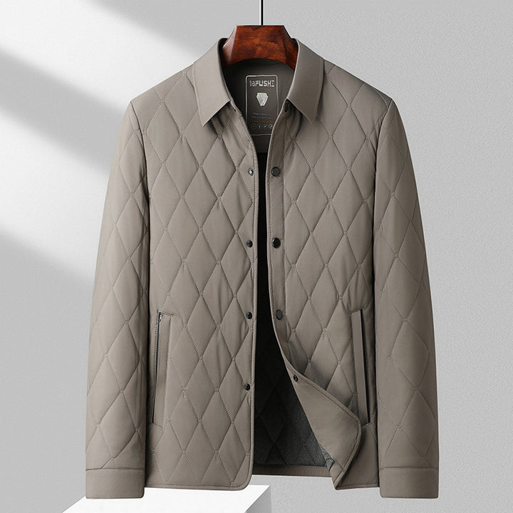 Gesteppte Herrenjacke – Slim Fit und Seitentaschen