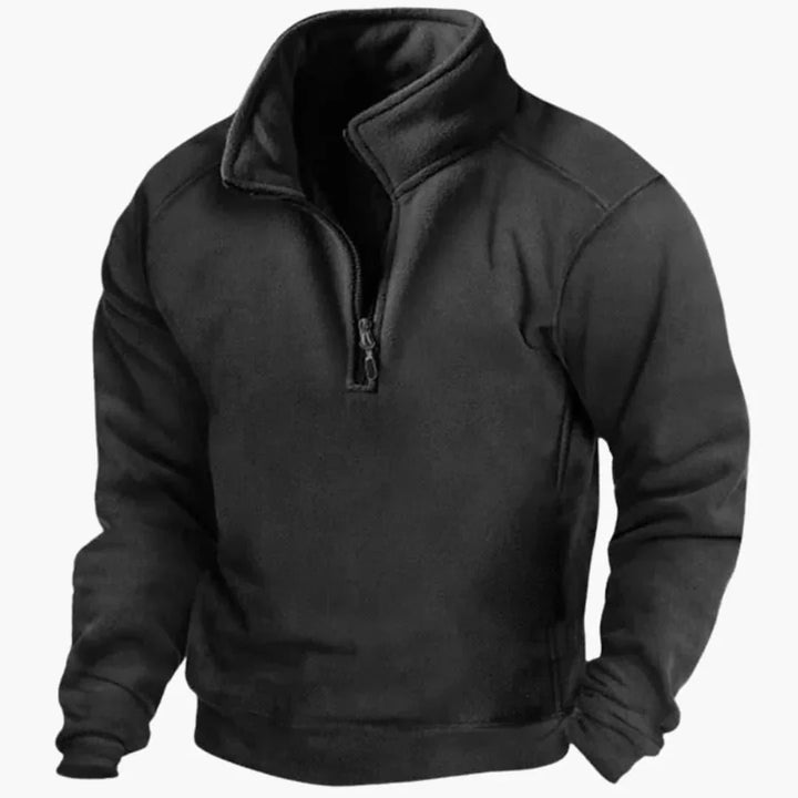 Pull Homme Polaire – Col V Boutonné Coupe Slim
