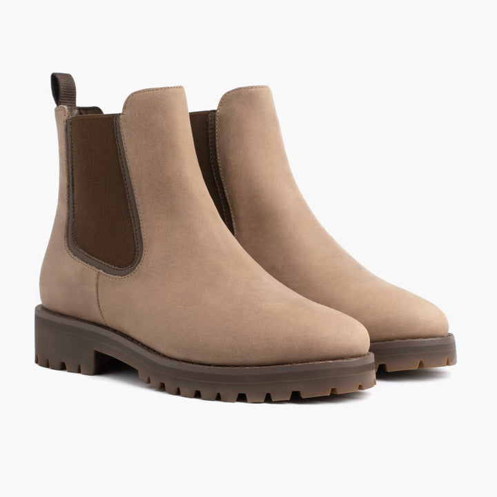 Bottes Femme à Plateforme – Semelle Crantée, Tige Basse