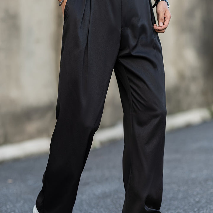 Kurze Hose Herren – Hohe Taille, gerader Stretch-Schnitt