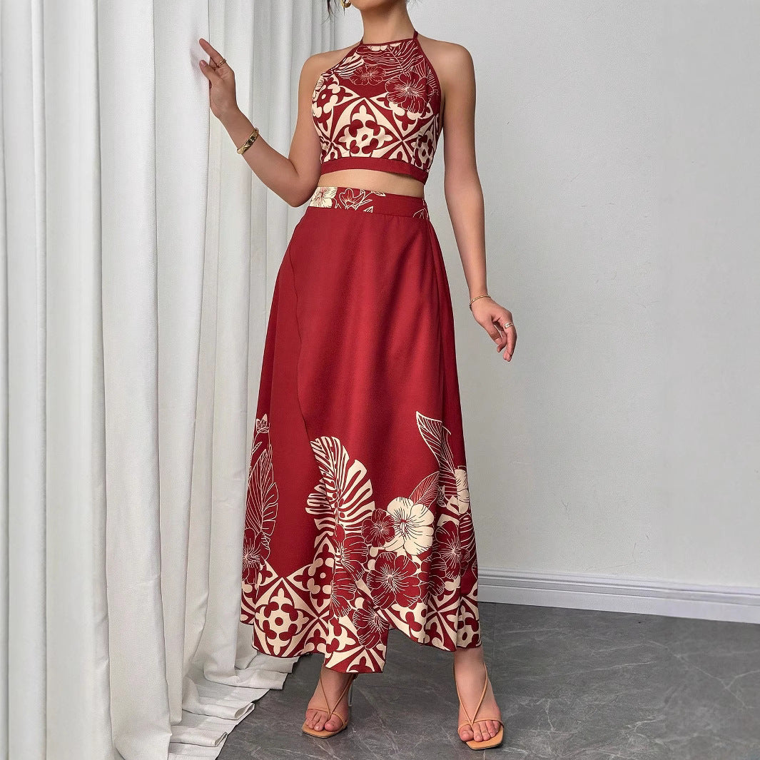 Completo Due Pezzi Donna Stampa Floreale – Taglio Slim