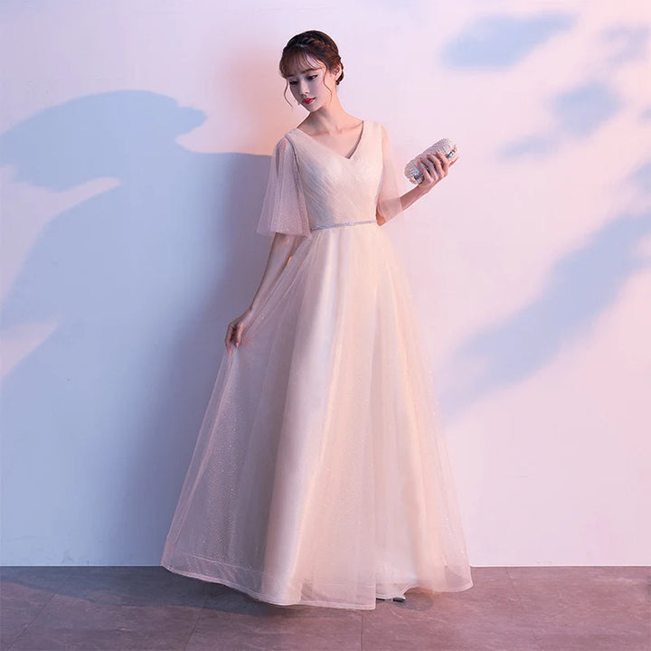 Robe Maxi Femme de Soirée – Coupe Princesse Fluide