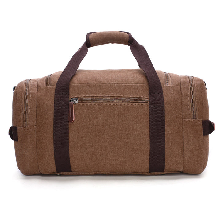 Borsa da viaggio uomo in tela – Grande capacità con tracolla versatile