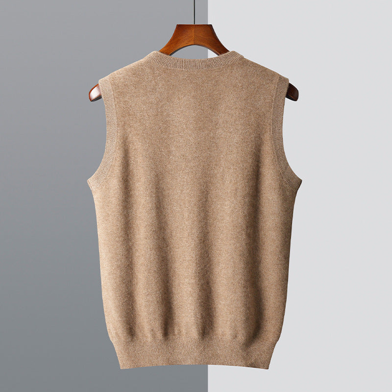 Gilet Uomo Senza Maniche Collo a V – Maglia Casual Moderna