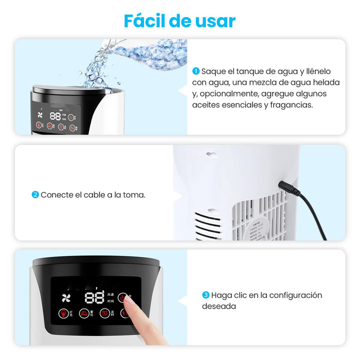 Mini Portable USB Air Conditioner – Air Purifier and Humidifier