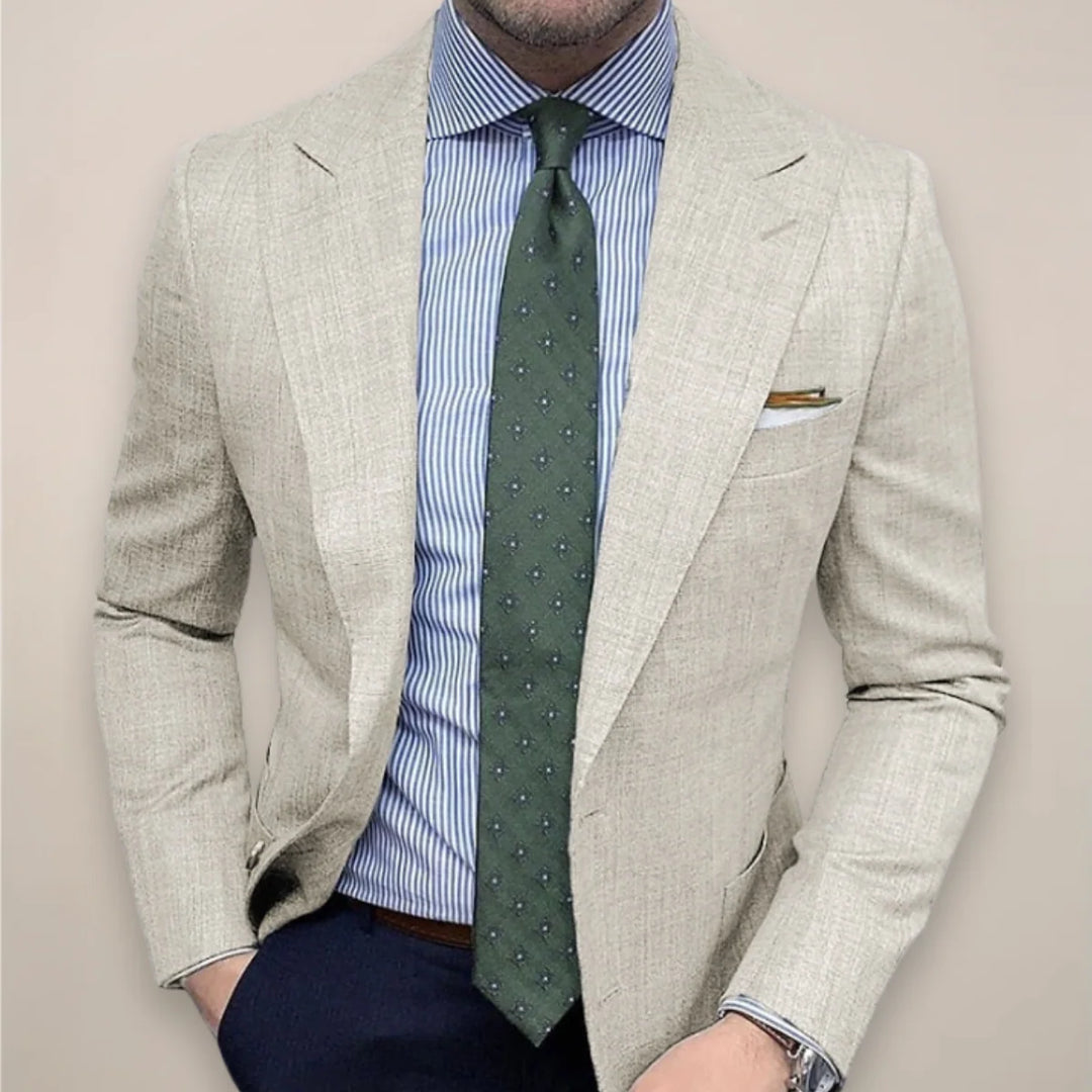 Veste Homme Slim Imprimée – Détail Double Boucle