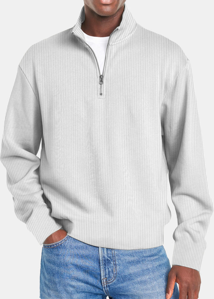 Pull Homme Slim – Tricot Zippé Sport Chic