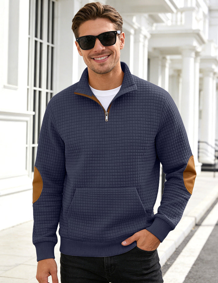 Herren-Pullover – lockere Passform im lässigen Stil mit aufgesetzter Tasche
