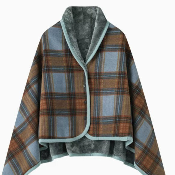 Plaid Châle Femme – Drape Souple, Superposition Polyvalente