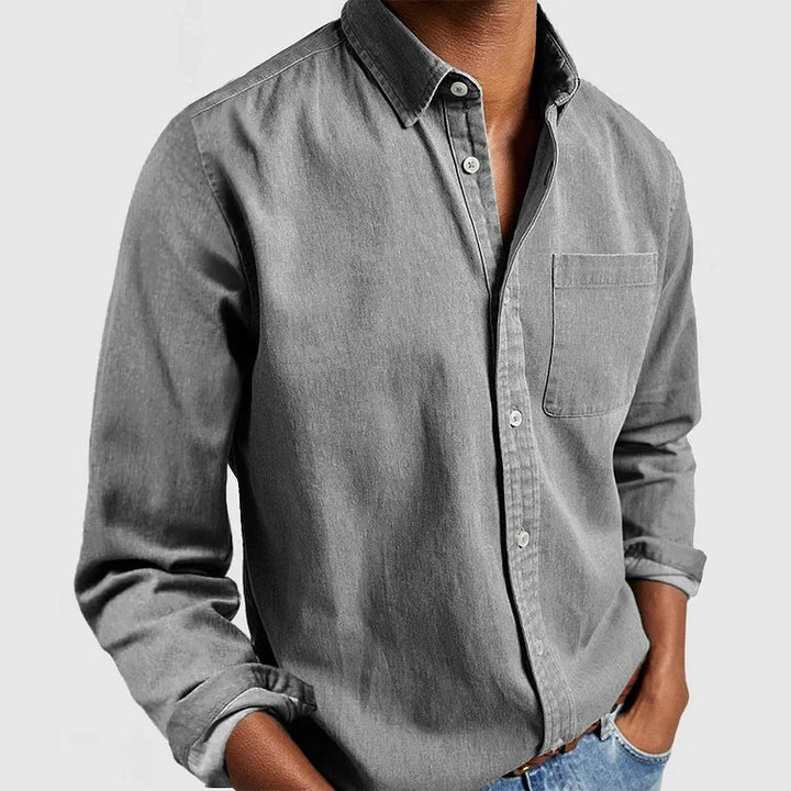 Chemise Homme Manches Longues – Col Classique Ajusté